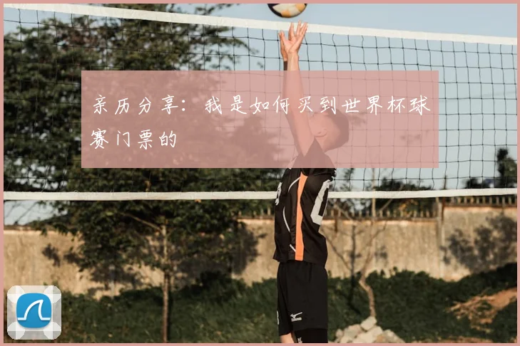 亲历分享:我是如何买到世界杯球赛门票的