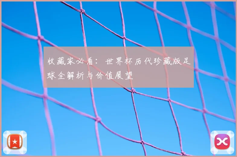 收藏家必看:世界杯历代珍藏版足球全解析与价值展望